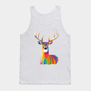 Deer Wpap Pop Art Tank Top